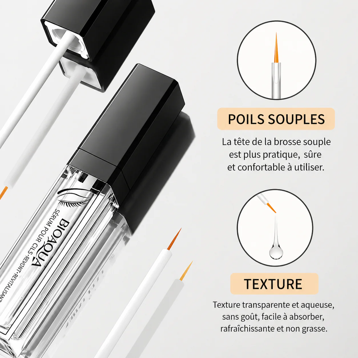 🌟 Des Cils Longs, Fournis et Magnétiques en 28 Jours — Sans Extensions ni Faux Cils —  Sérum de Croissance pour Cils  — 1 ACHETE+ 1 OFFERT
